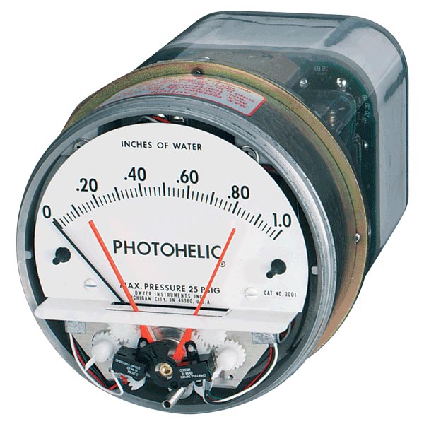 Dwyer Photohelic Pressure Switch Gauge Series 3000 3000-30-CM 