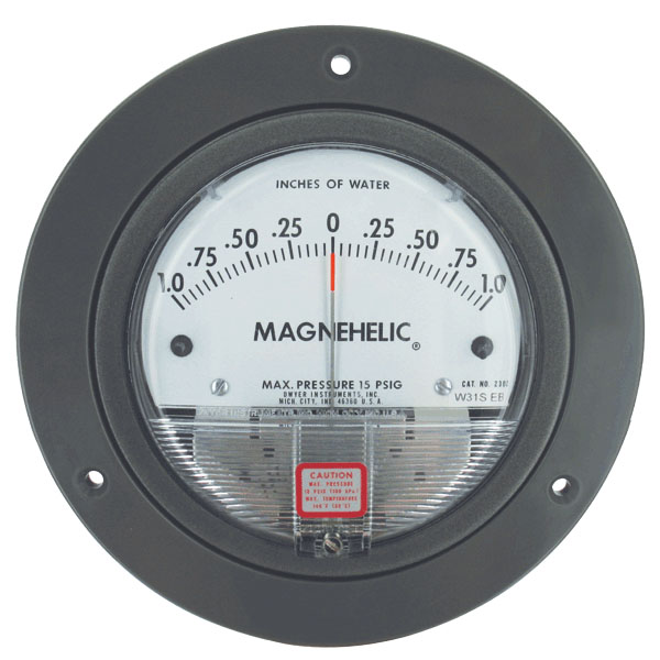 Dwyer Magnehelic Differential Pressure Gauge 0-20” W.C Divisions 0.5-2020 